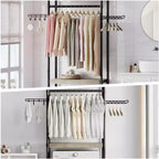 Étagères au-dessus de la machine à laver et du sèche-linge, étagère de comptoir de 30 pouces pour buanderie, étagère de rangement robuste à 5 niveaux avec hauteur réglable pour chambre à coucher