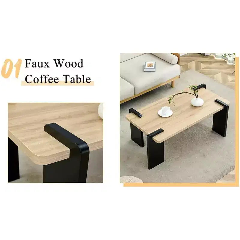 Tables basses, table basse en bois massif, table à thé de table, table basse de ferme, table basse de loisirs