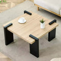 Coffee Tables, Low Table Solid Wood Low Floor Table, Tabletop Tea Table, Farmhouse Center Table, Leisure Coffee Table