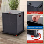 Boîte à air extérieure multi-scénarios Table C Stockage et protection sûrs pour les bouteilles de gaz, compagnon idéal pour le camping et les réunions de famille