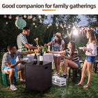 Boîte à air extérieure multi-scénarios Table C Stockage et protection sûrs pour les bouteilles de gaz, compagnon idéal pour le camping et les réunions de famille