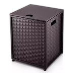 Boîte à air extérieure multi-scénarios Table C Stockage et protection sûrs pour les bouteilles de gaz, compagnon idéal pour le camping et les réunions de famille