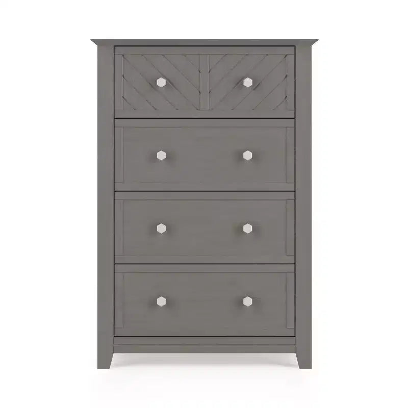 Commode 4 tiroirs Atwood de Child Craft pour chambre d'enfant ou d'adulte, grand espace de rangement, kit anti-basculement inclus pour éviter le basculement, non toxique, finition sécuritaire pour bébé