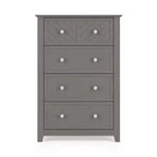 Commode 4 tiroirs Atwood de Child Craft pour chambre d'enfant ou d'adulte, grand espace de rangement, kit anti-basculement inclus pour éviter le basculement, non toxique, finition sécuritaire pour bébé