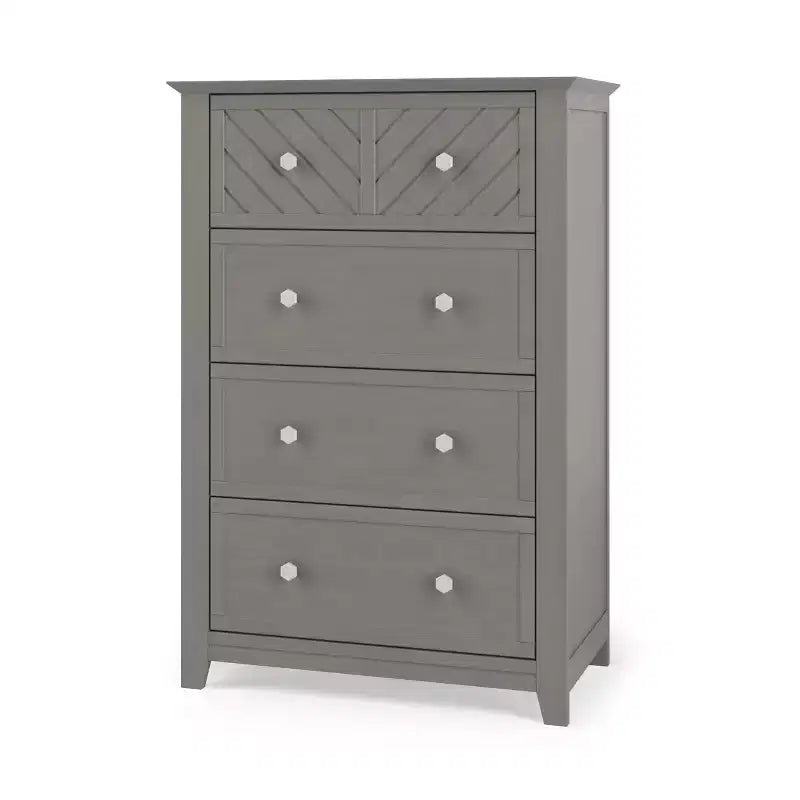 Commode 4 tiroirs Atwood de Child Craft pour chambre d'enfant ou d'adulte, grand espace de rangement, kit anti-basculement inclus pour éviter le basculement, non toxique, finition sécuritaire pour bébé