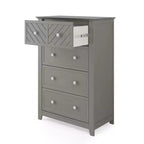 Commode 4 tiroirs Atwood de Child Craft pour chambre d'enfant ou d'adulte, grand espace de rangement, kit anti-basculement inclus pour éviter le basculement, non toxique, finition sécuritaire pour bébé