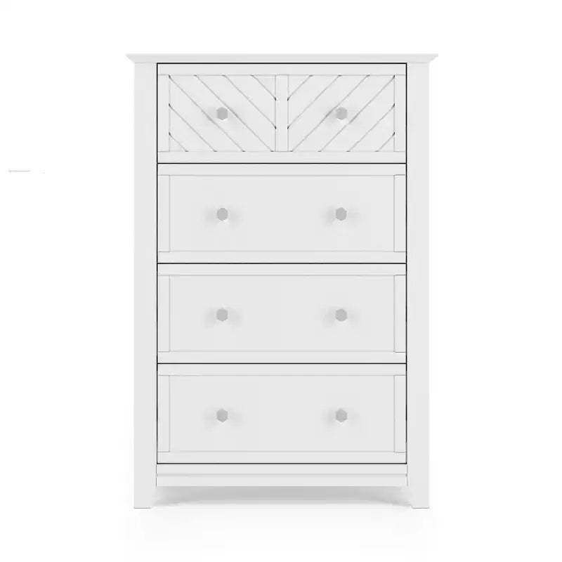 Commode 4 tiroirs Atwood de Child Craft pour chambre d'enfant ou d'adulte, grand espace de rangement, kit anti-basculement inclus pour éviter le basculement, non toxique, finition sécuritaire pour bébé
