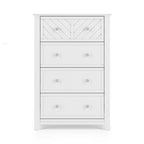 Commode 4 tiroirs Atwood de Child Craft pour chambre d'enfant ou d'adulte, grand espace de rangement, kit anti-basculement inclus pour éviter le basculement, non toxique, finition sécuritaire pour bébé