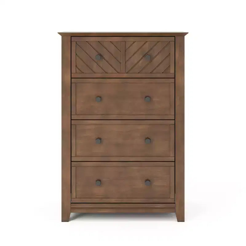 Commode 4 tiroirs Atwood de Child Craft pour chambre d'enfant ou d'adulte, grand espace de rangement, kit anti-basculement inclus pour éviter le basculement, non toxique, finition sécuritaire pour bébé