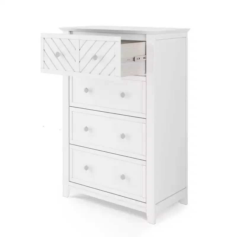 Commode 4 tiroirs Atwood de Child Craft pour chambre d'enfant ou d'adulte, grand espace de rangement, kit anti-basculement inclus pour éviter le basculement, non toxique, finition sécuritaire pour bébé