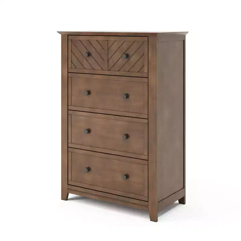 Commode 4 tiroirs Atwood de Child Craft pour chambre d'enfant ou d'adulte, grand espace de rangement, kit anti-basculement inclus pour éviter le basculement, non toxique, finition sécuritaire pour bébé