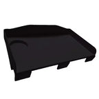 Étagère de chevet Modern Innovations avec porte-gobelet et passe-câbles (noir)