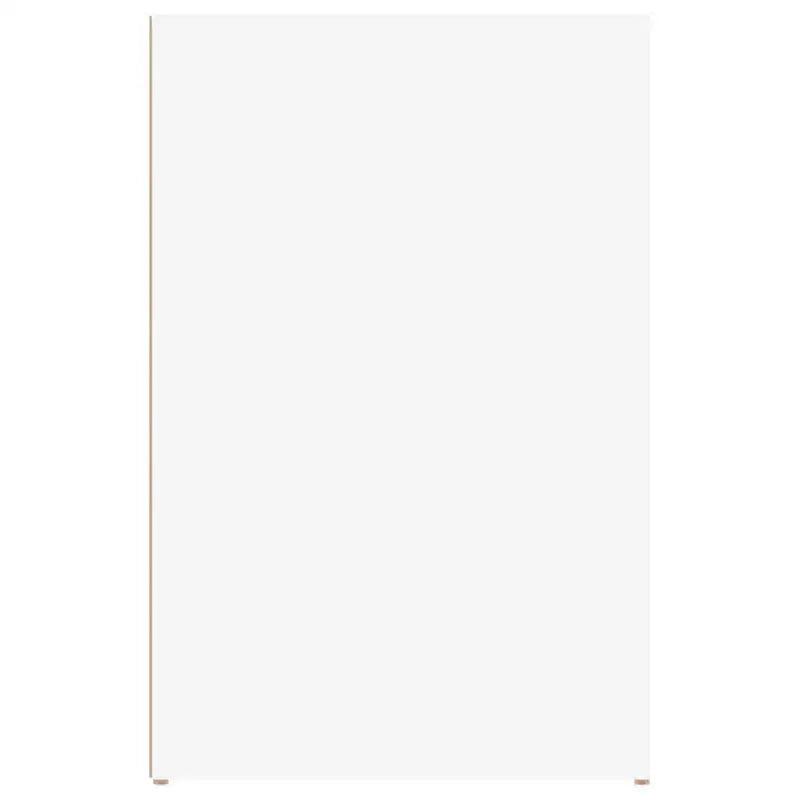 vidaXL Bureau blanc en bois d'ingénierie Bureau standard rectangulaire moderne - Blanc