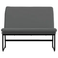 vidaXL Bench Dark Gray 39.4x29.5x29.9 Fabric - Dark Gray
