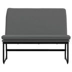 vidaXL Bench Dark Gray 39.4x29.5x29.9 Fabric - Dark Gray