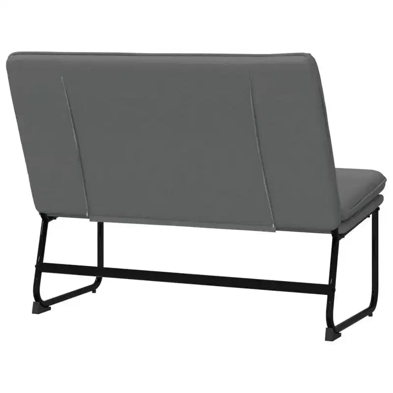 vidaXL Banc Gris foncé 39.4x29.5x29.9 Tissu - Gris foncé
