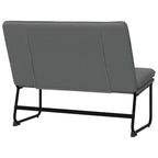 vidaXL Banc Gris foncé 39.4x29.5x29.9 Tissu - Gris foncé