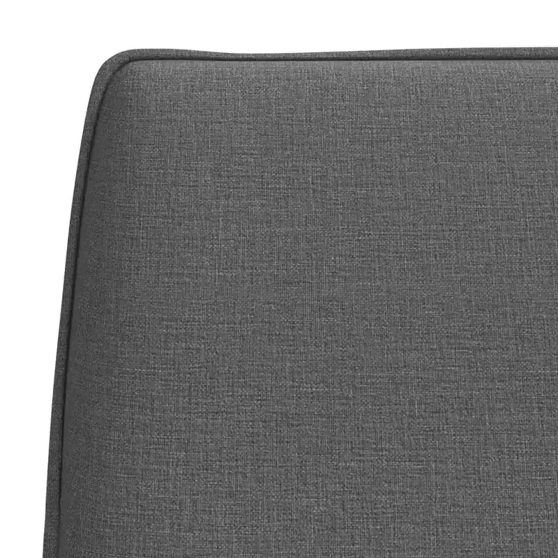 vidaXL Banc Gris foncé 39.4x29.5x29.9 Tissu - Gris foncé