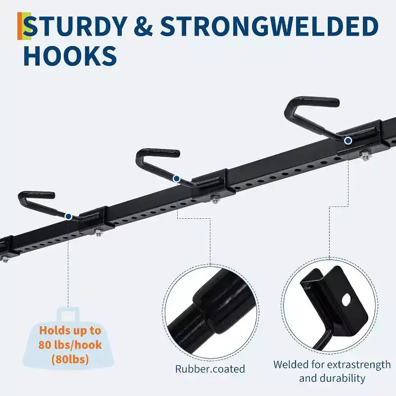 Range-vélo autoportant, capacité de 5 vélos 180 kg, support de rangement vertical pour garage, organiseur de vélo d'intérieur, peut contenir jusqu'à 5 vélos
