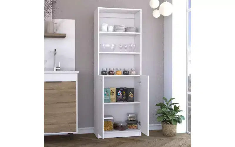 TUYOHW Étagères Modernes à 3 Niveaux avec 2 Portes, Bibliothèque Combinant Rangement Ouvert et Fermé, Bibliothèques Verticales pour Salon, Bureau à Domicile
