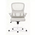 MAYEERTY Chaise de bureau ergonomique avec dossier en maille, soutien lombaire et accoudoirs relevables pour le travail et les études, Kaki