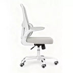 MAYEERTY Chaise de bureau ergonomique avec dossier en maille, soutien lombaire et accoudoirs relevables pour le travail et les études, Kaki