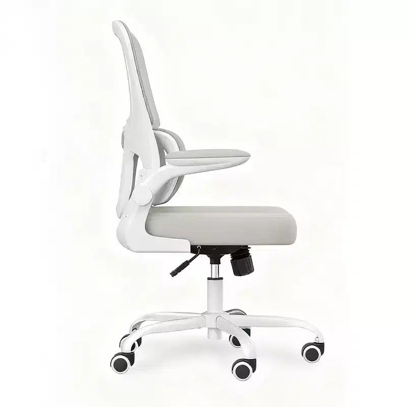 MAYEERTY Chaise de bureau ergonomique avec dossier en maille, soutien lombaire et accoudoirs relevables pour le travail et les études, Kaki