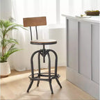 Tabouret de bar en sapin massif naturel