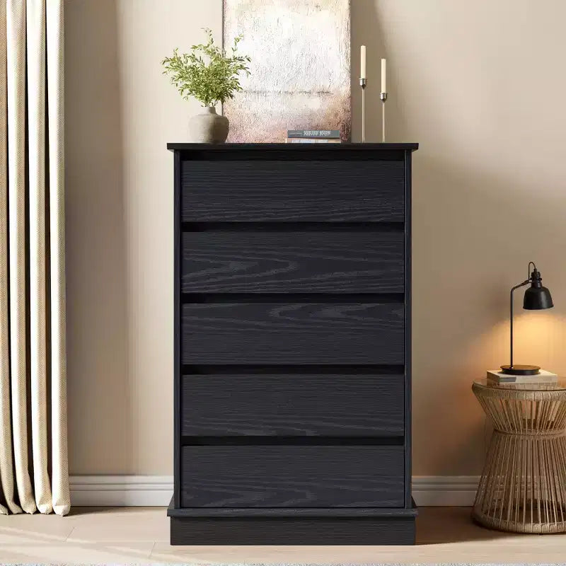 Commode de chambre, commode en bois, meuble TV à double tiroir, organisateur de rangement pour vêtements pour placard, couloir, chambre à coucher,