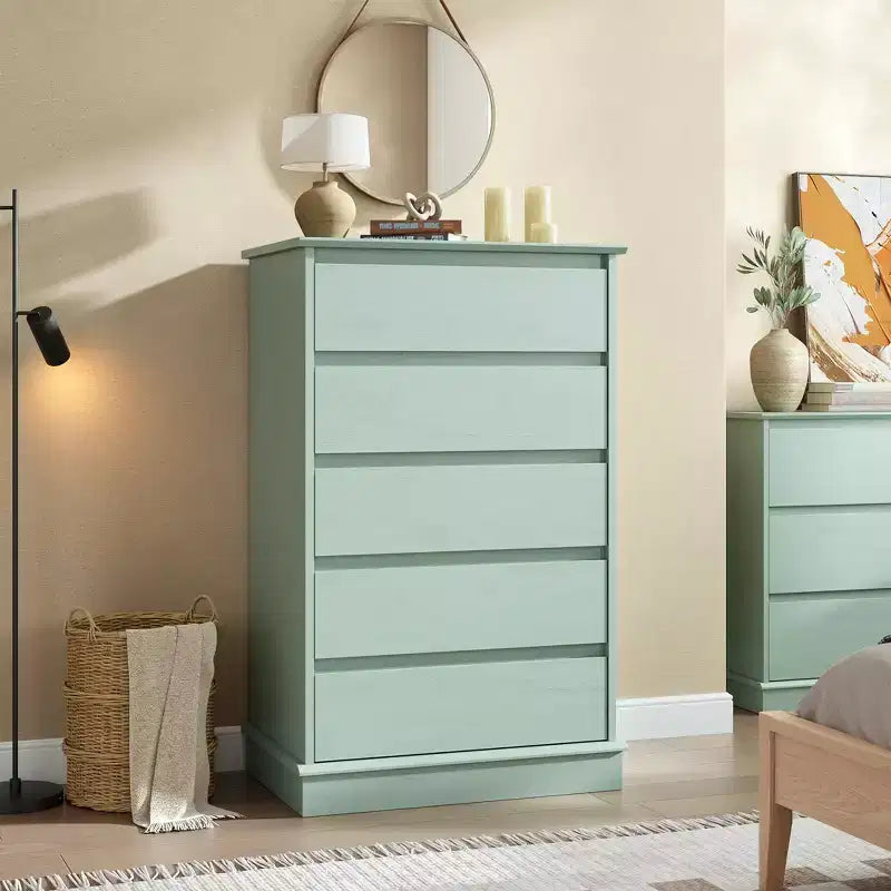 Commode de chambre, commode en bois, meuble TV à double tiroir, organisateur de rangement pour vêtements pour placard, couloir, chambre à coucher,