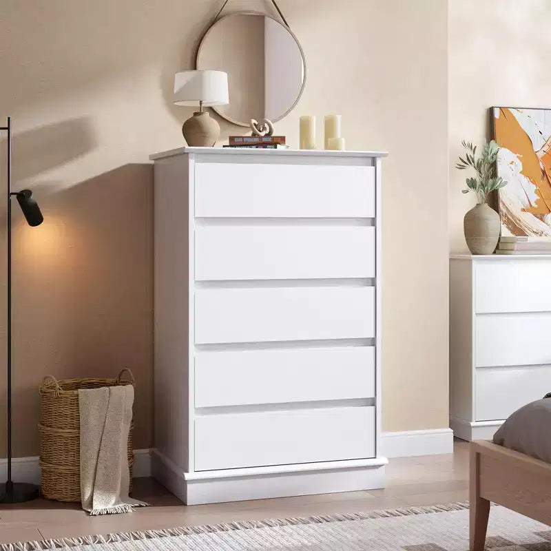 Commode de chambre, commode en bois, meuble TV à double tiroir, organisateur de rangement pour vêtements pour placard, couloir, chambre à coucher,