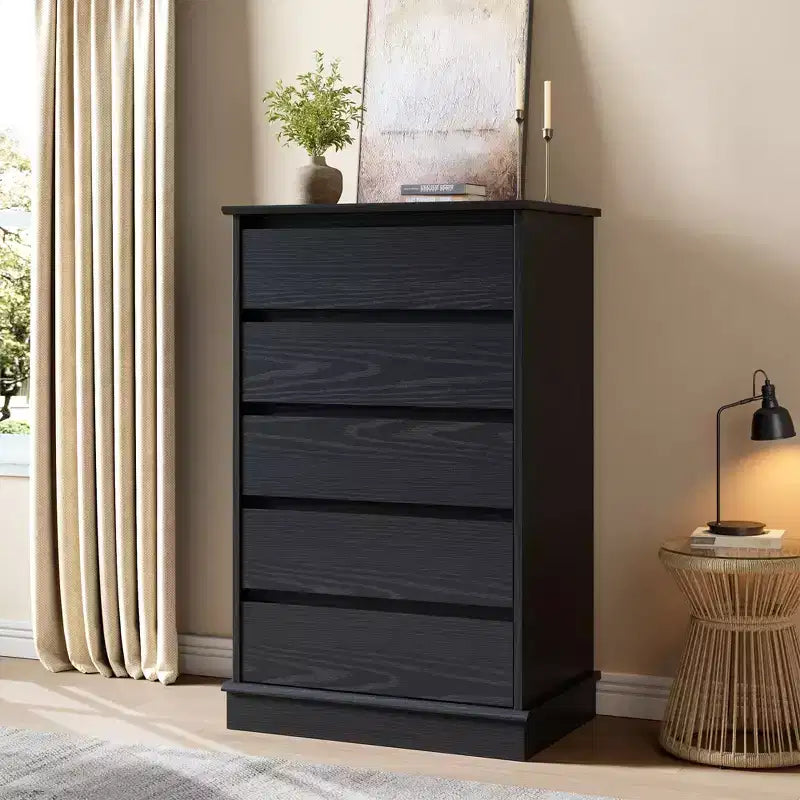 Commode de chambre, commode en bois, meuble TV à double tiroir, organisateur de rangement pour vêtements pour placard, couloir, chambre à coucher,