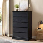 Commode de chambre, commode en bois, meuble TV à double tiroir, organisateur de rangement pour vêtements pour placard, couloir, chambre à coucher,