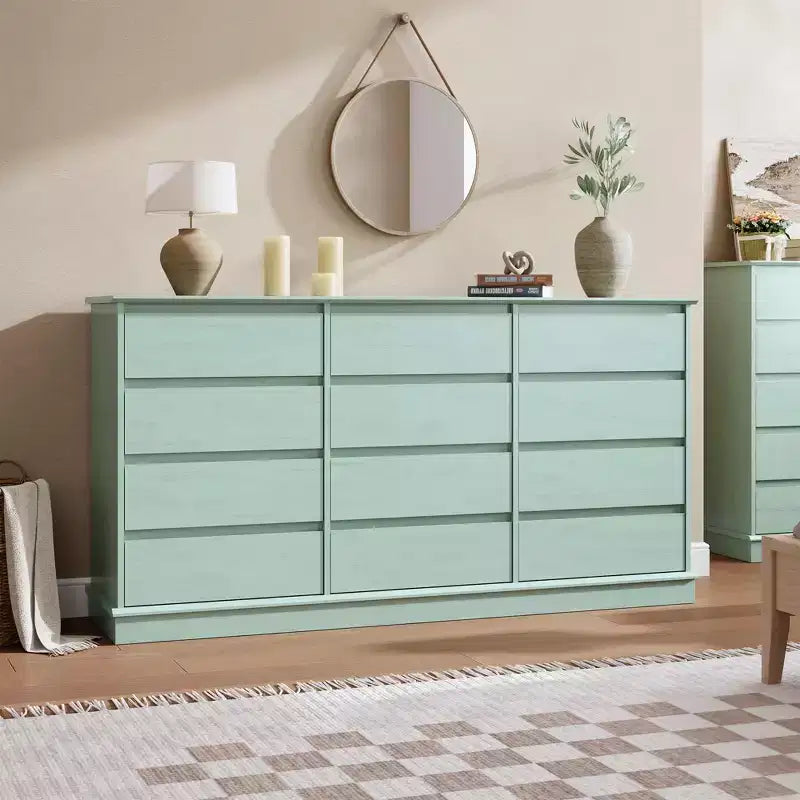 Commode de chambre, commode en bois, meuble TV à double tiroir, organisateur de rangement pour vêtements pour placard, couloir, chambre à coucher,