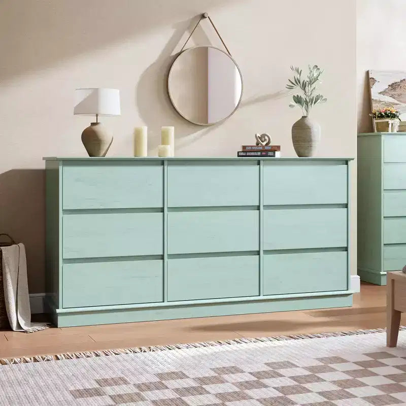 Commode de chambre, commode en bois, meuble TV à double tiroir, organisateur de rangement pour vêtements pour placard, couloir, chambre à coucher,
