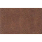 Lilah Canapé-coffre de rangement ottoman contemporain carré de 91,4 cm de large avec couvercle relevable en similicuir vegan marron selle vieilli