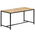 vidaXL Dining Table Brown and Black