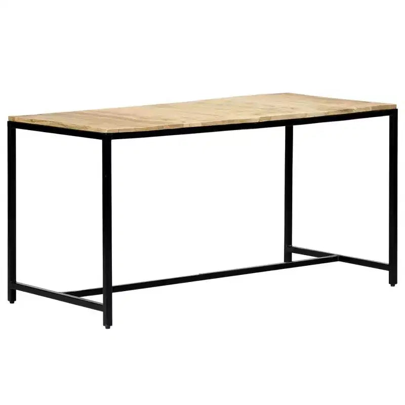vidaXL Table de salle à manger marron et noir