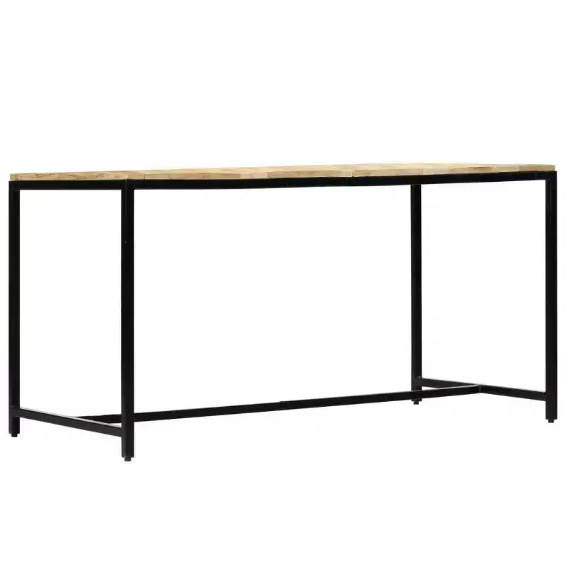 vidaXL Table de salle à manger marron et noir