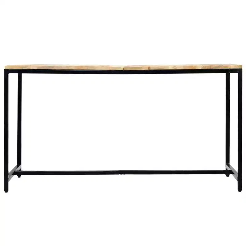 vidaXL Table de salle à manger marron et noir