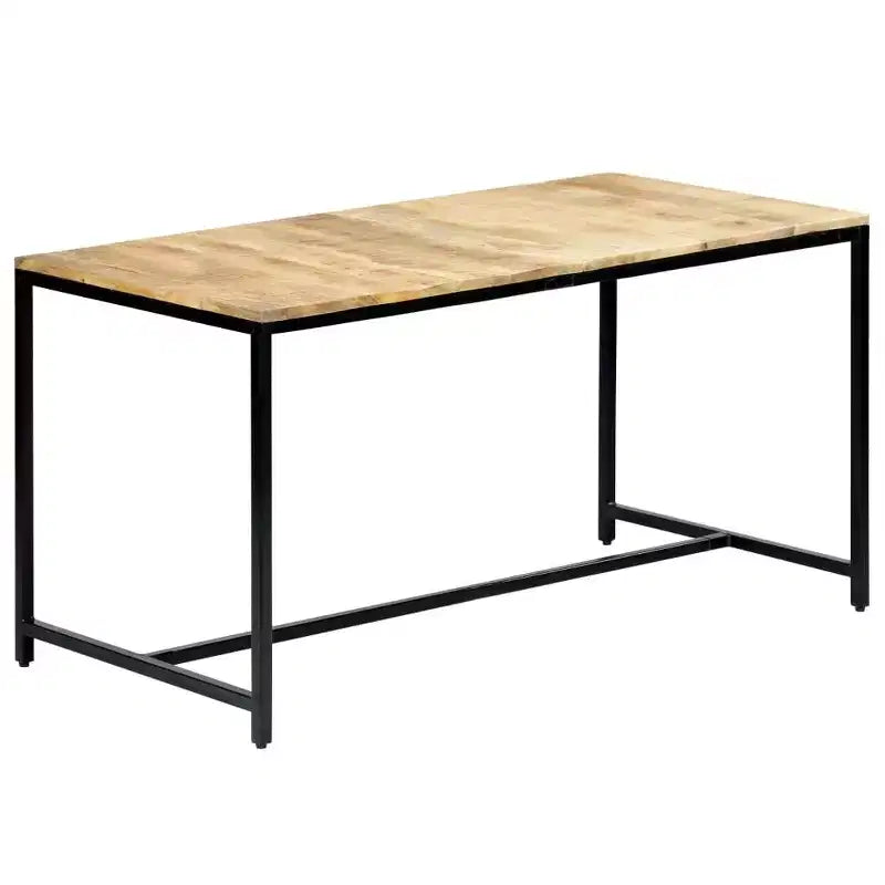 vidaXL Table de salle à manger marron et noir