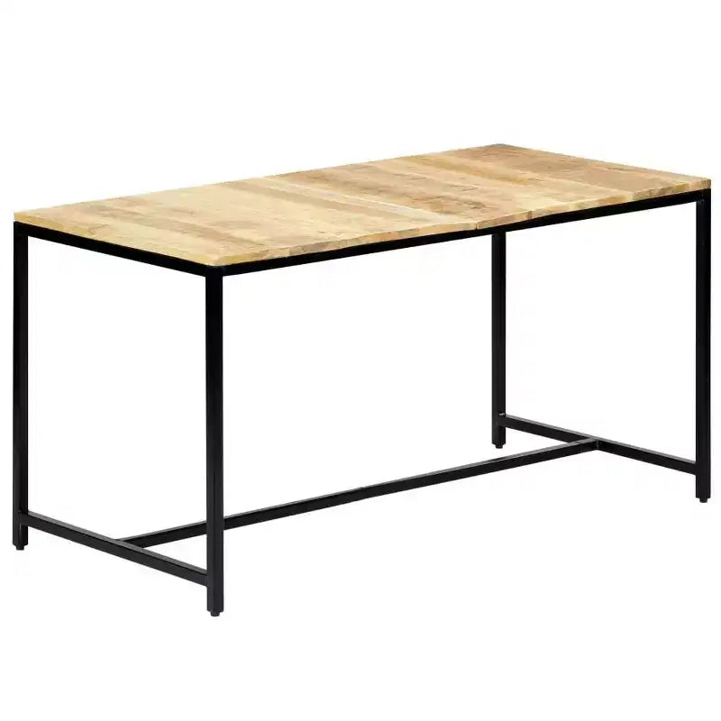 vidaXL Table de salle à manger marron et noir