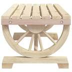 vidaXL Table basse de jardin marron en bois de sapin massif