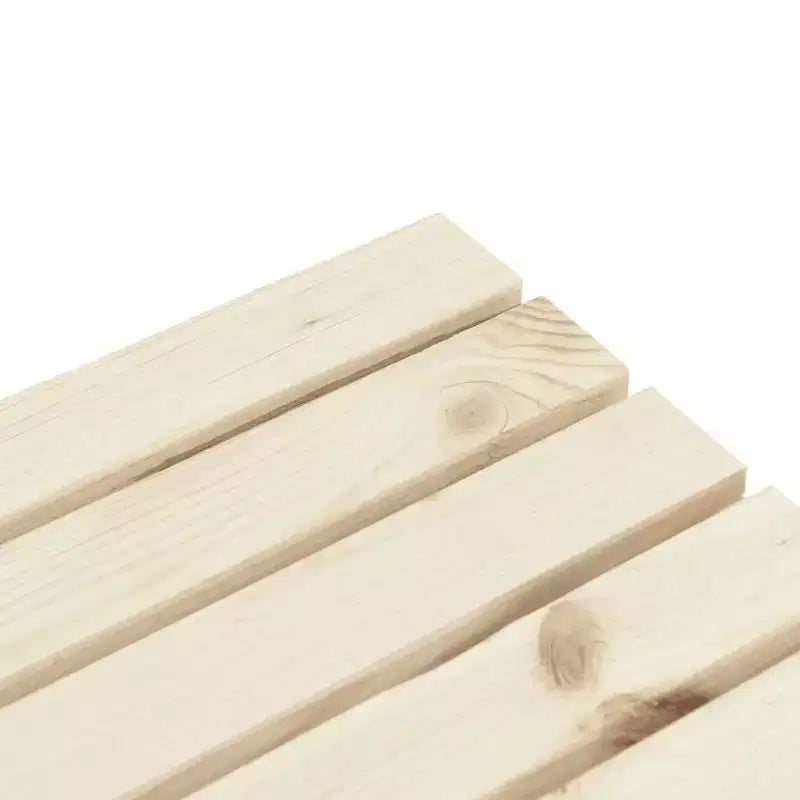 vidaXL Table basse de jardin marron en bois de sapin massif