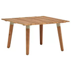 vidaXL Patio Coffee Table 23.6x23.6x14.2 Solid Acacia Wood