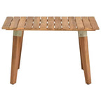 vidaXL Table basse d'extérieur 60x60x36 cm en bois d'acacia massif