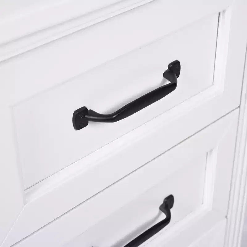 Meuble-lavabo de salle de bain de 30 po avec rangement, meuble bas de salle de bain en bois avec tiroirs et porte