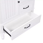Meuble-lavabo de salle de bain de 30 po avec rangement, meuble bas de salle de bain en bois avec tiroirs et porte