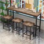 Ensemble de salle à manger 4 pièces avec 4 chaises, ensemble de table bien conçu pour salle à manger, salon, maison ou bureau
