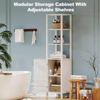 Meuble TV avec étagères, meuble TV de style ferme pour téléviseurs de 70 pouces, meubles TV de salon avec étagères réglables et armoire de rangement